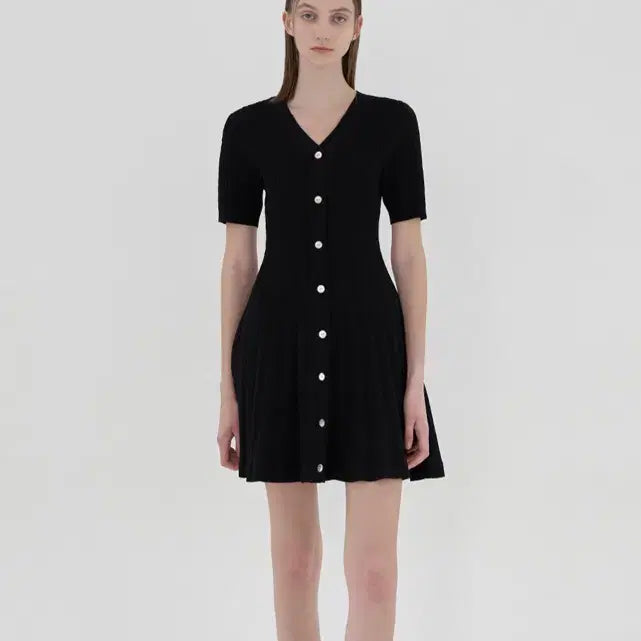 [BUNJANG] Atelier Nain Navy Knit Dress / 아뜰리에 나인 네이비 니트 원피스
