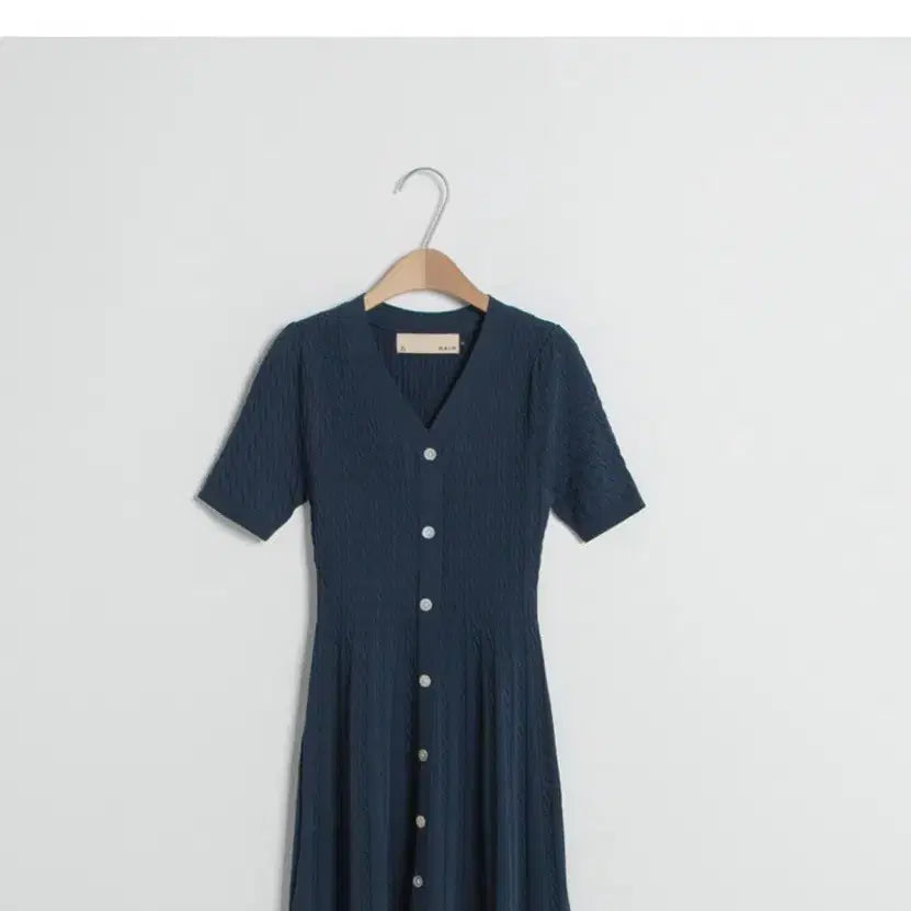 [BUNJANG] Atelier Nain Navy Knit Dress / 아뜰리에 나인 네이비 니트 원피스