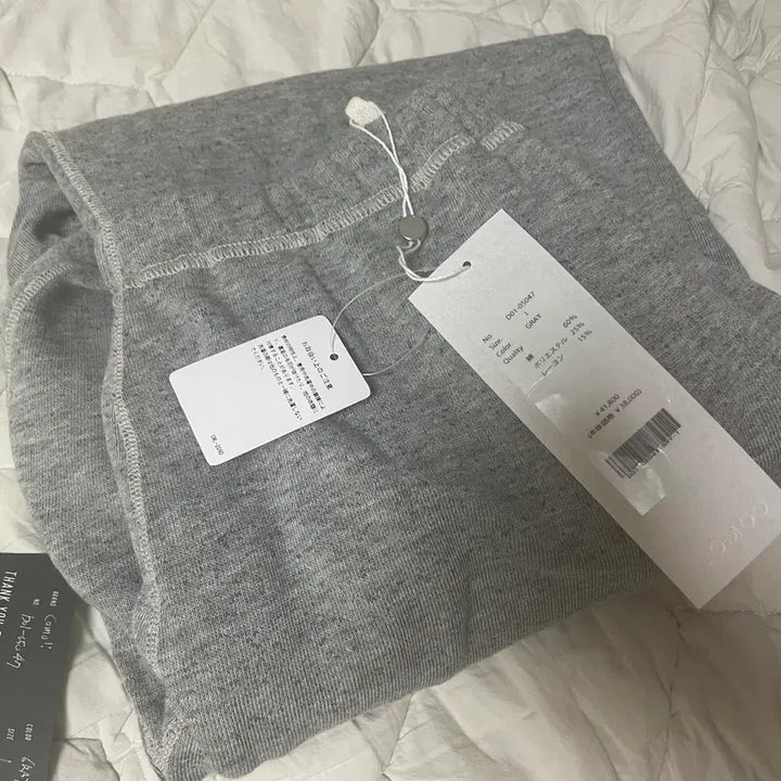 [BUNJANG] COMOLI 26SS Grey Sweatpants D01-05047 / [1] COMOLI 코모리 26SS 그레이 스웨트 팬츠 D01-05047