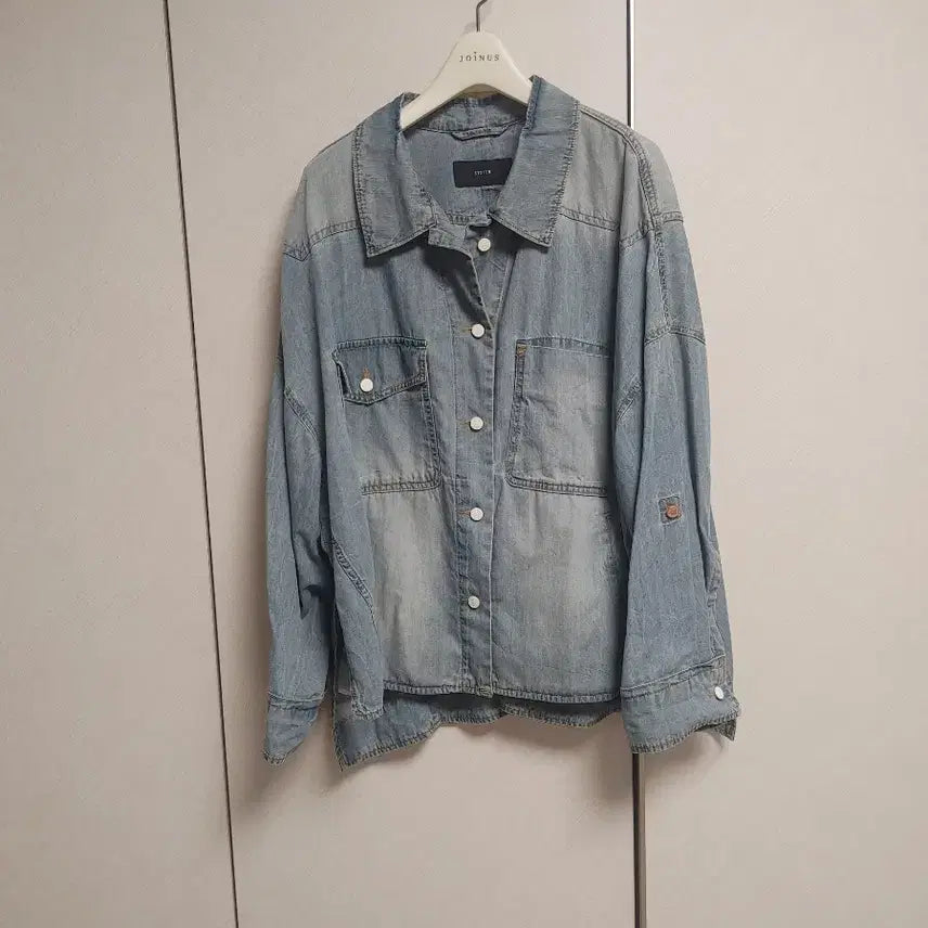 [BUNJANG] Homme System Slit Hem Denim Jacket / 헌섬 시스템 슬릿햄 데님쟈켓