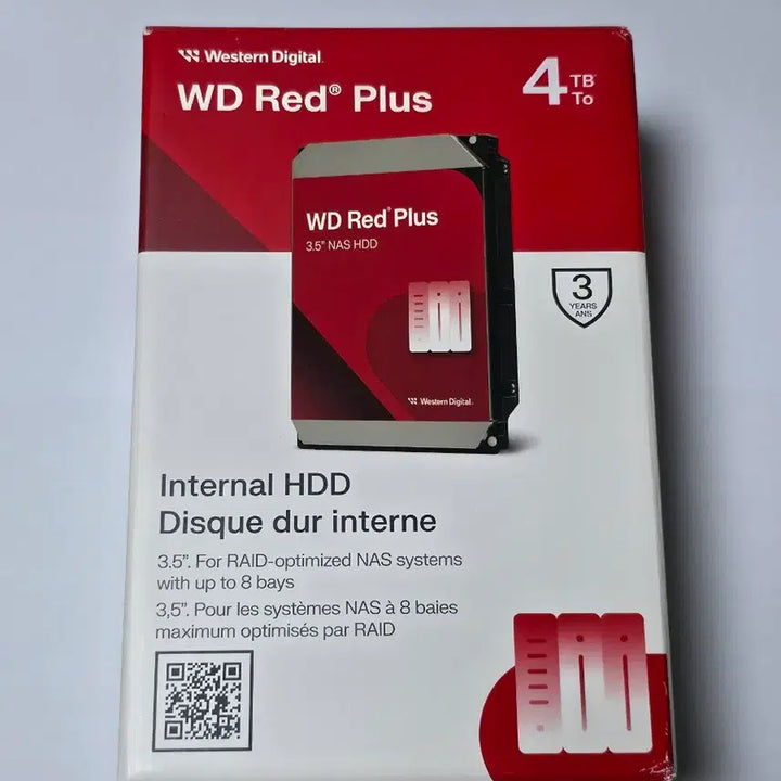 [SOLD OUT] 새제품! WD RED PLUS 4TB 하드디스크 