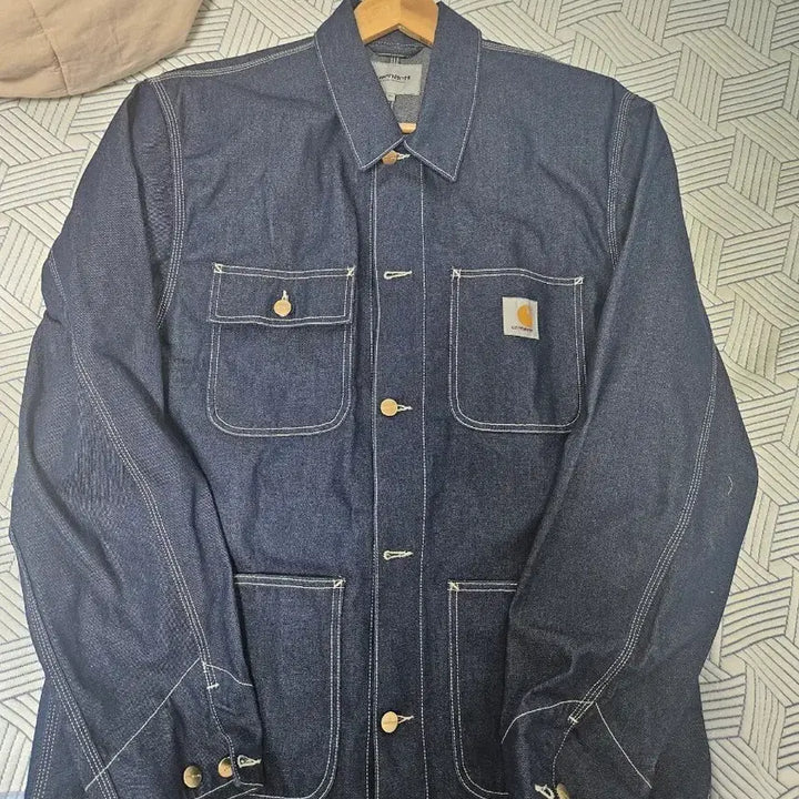 [BUNJANG] Carhartt Denim Chore Coat Jacket XL / 칼하트 데님 초어 코트 자켓 XL