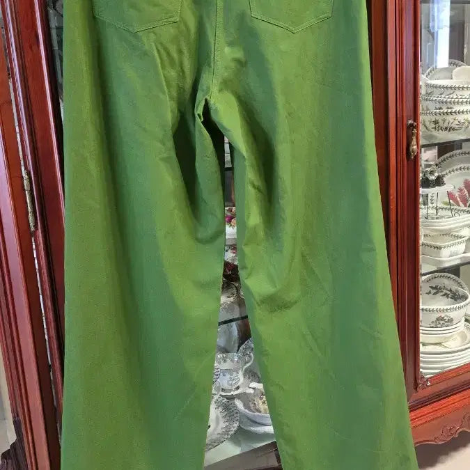 [BUNJANG] Fré Green Semi-Wide Pants (Size 55) / 그린 세미와이드 슬랙스(팬츠)(55)