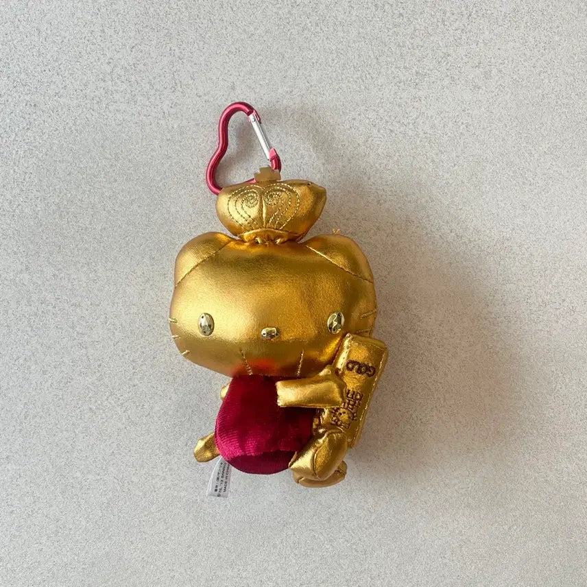 [BUNJANG] Sanrio Hello Kitty Gold Bar Plush Keyring / 산리오 헬로 키티 황금 골드바 정품 인형 키링