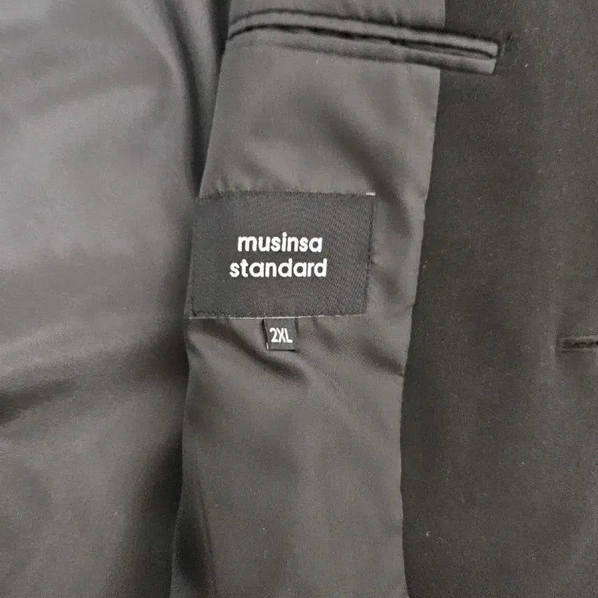 [BUNJANG] Musinsa Oversized Blazer Black 2XL / 무탠다드 오버사이즈 블레이저 블랙 2xl