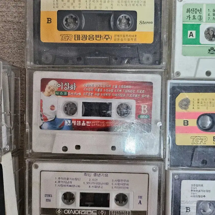 [BUNJANG] Various Korean Trot Cassette Tape Bundle Set / 김수희 설운도 현철 카세트 테이프 임주리 뽕짝 메들리