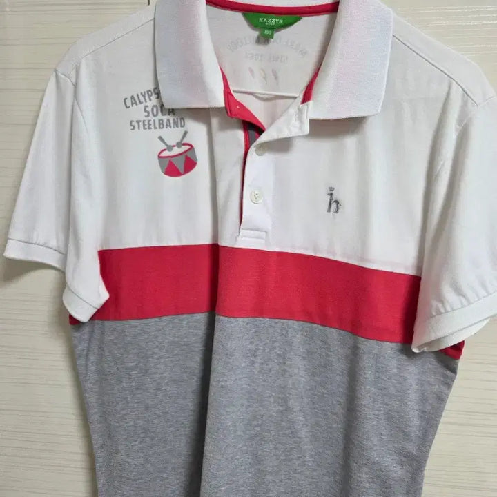 [BUNJANG] Hazzys Colorblock Polo T-Shirt / 헤지스 카라티 100