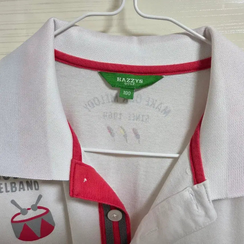 [BUNJANG] Hazzys Colorblock Polo T-Shirt / 헤지스 카라티 100