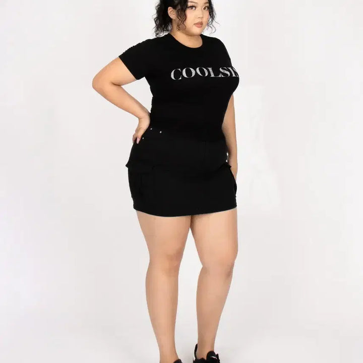 [BUNJANG] CoolSys Signature T-Shirt White, Black / 쿨시스 시그니처 반팔티 흰색, 검정색