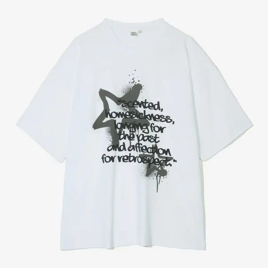 [BUNJANG] Partimento Printing Boxy Short-Sleeve T-Shirt / 파르티멘토 프린팅 박시 반팔티