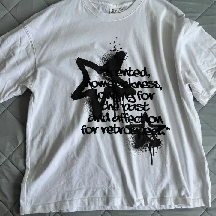 [BUNJANG] Partimento Printing Boxy Short-Sleeve T-Shirt / 파르티멘토 프린팅 박시 반팔티