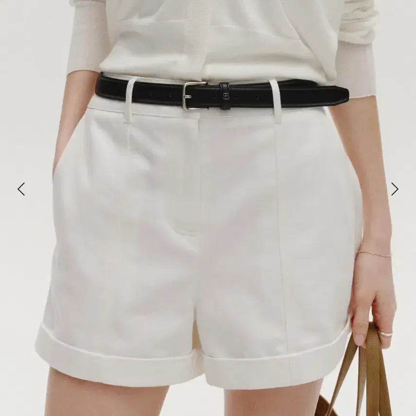 [BUNJANG] SIHE Prin Cotton 100 Roll-up Shorts XS / 시에 프린 코튼 100 롤업 쇼츠