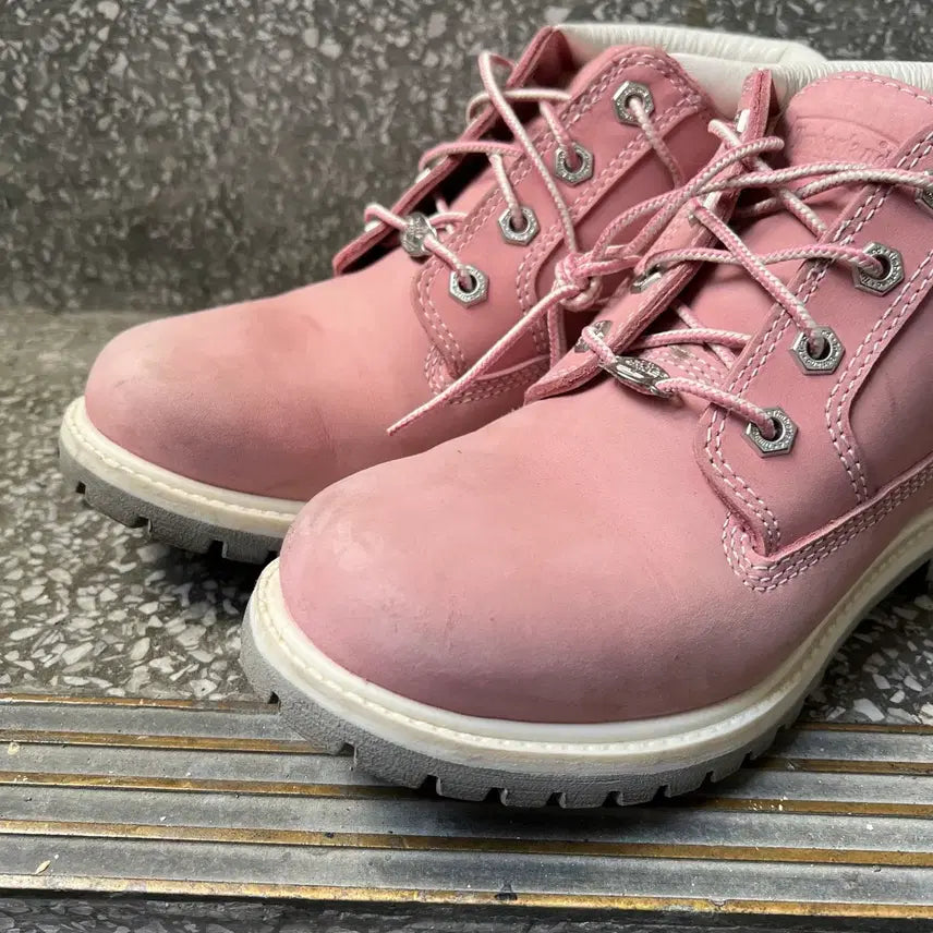 [BUNJANG] Timberland Nelly Pink Chukka Boots / 팀버랜드 넬리 핑크 추카 부츠 (00745)