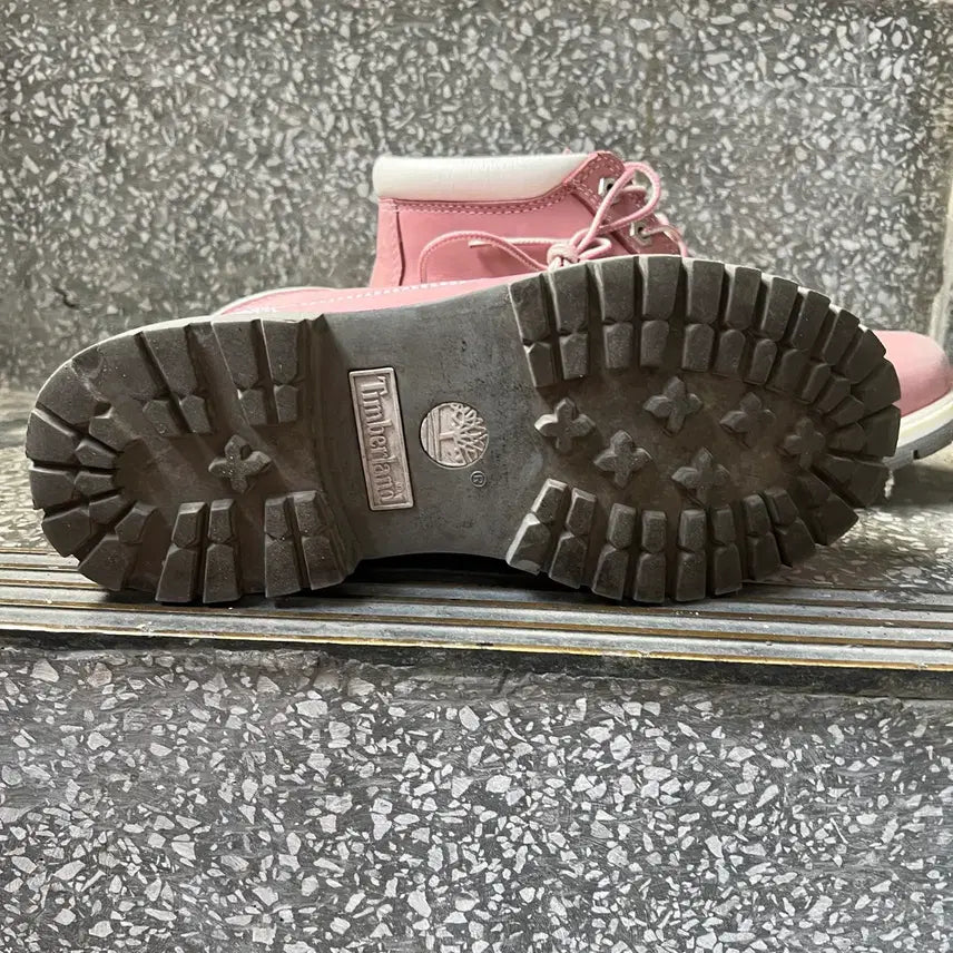 [BUNJANG] Timberland Nelly Pink Chukka Boots / 팀버랜드 넬리 핑크 추카 부츠 (00745)