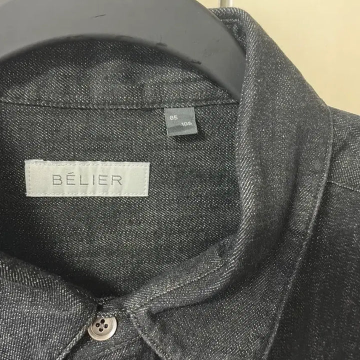 [BUNJANG] Bellie Nomad Denim Shirt Black 105 / 벨리에 노마드 데님 셔츠 105 로우 블랙