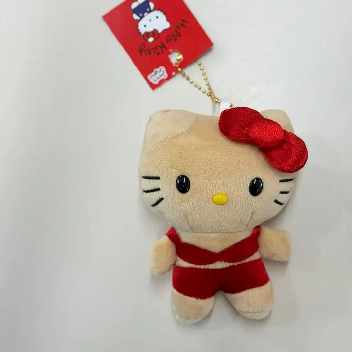 [BUNJANG] 헬로키티 태닝키티 벨벳 비키니 키링 새상품 / 헬로키티 태닝키티 벨벳 비키니 키링 새상품
