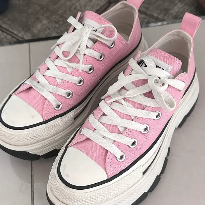 [BUNJANG] Converse All Star Trackwave Japan Exclusive Pink Sneakers / 컨버스 올스타 트랙웨이브 일본 재팬 한정 핑크 스니커즈 운동화