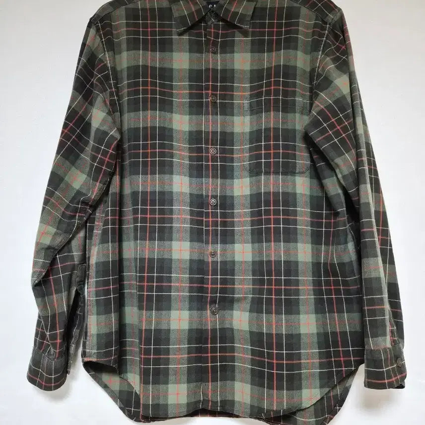 [BUNJANG] GAP Checkered Shirt - Green / GAP 체크 셔츠 M/M 그린