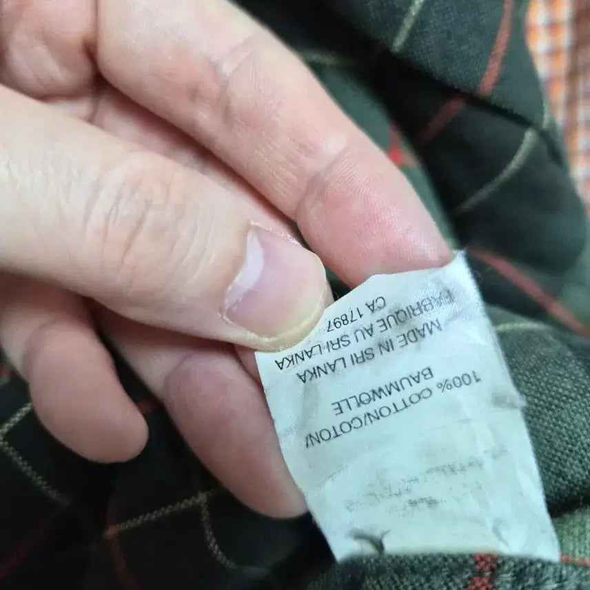 [BUNJANG] GAP Checkered Shirt - Green / GAP 체크 셔츠 M/M 그린