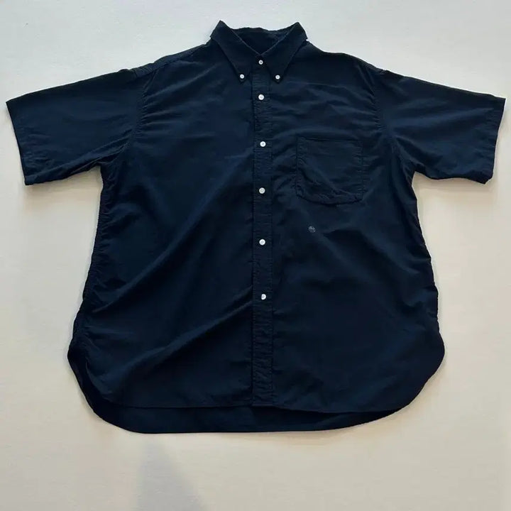 [SOLD OUT] 나나미카 반팔 셔츠 네이비 xl
