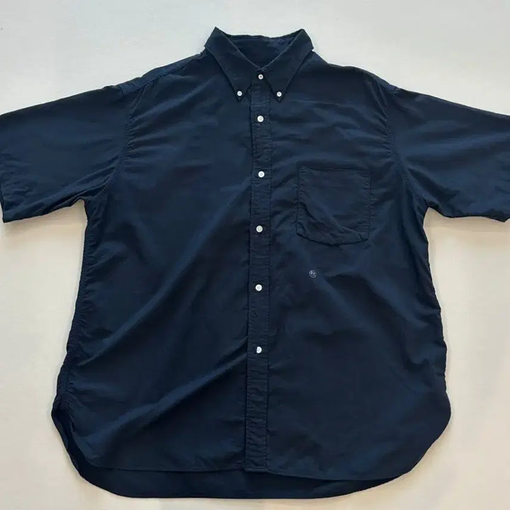 [SOLD OUT] 나나미카 반팔 셔츠 네이비 xl