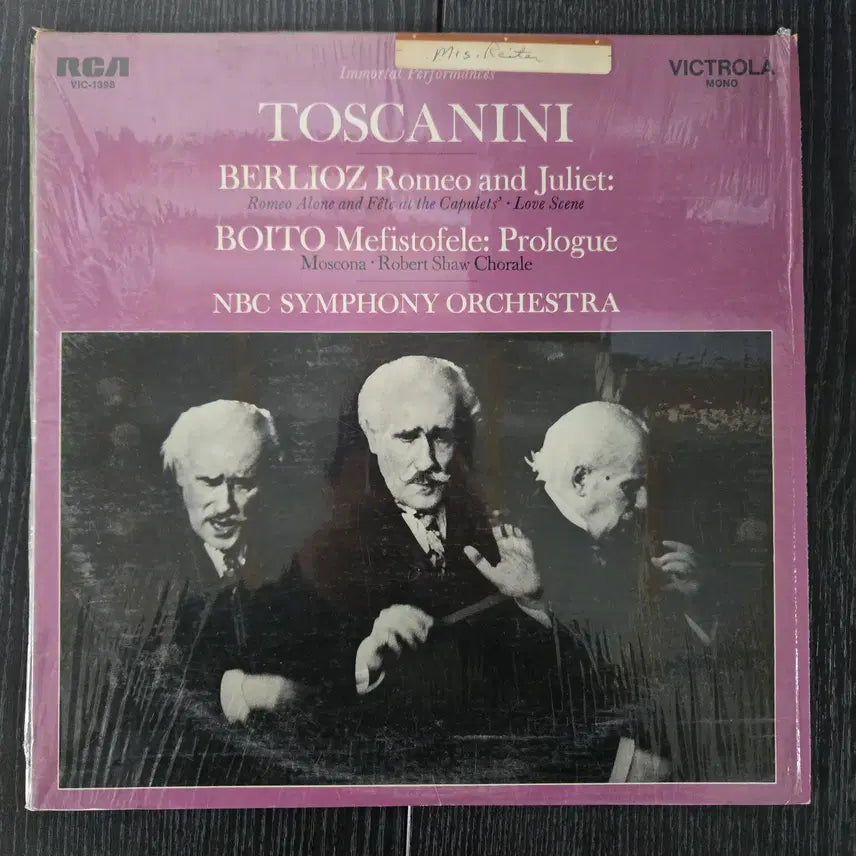 [BUNJANG] Arturo Toscanini NBC Symphony Orchestra LP Vinyl Record / Arturo Toscanini Conductor NBC Symphony