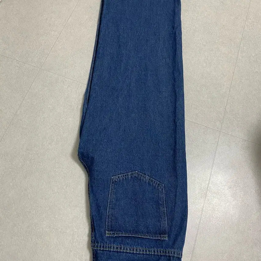 [BUNJANG] Wide Denim Jeans / 진청데님 와이드팬츠