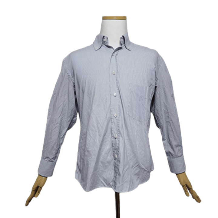 [BUNJANG] 발렌티노 정품 남자 봄춘추용 남성 스트라이프 긴팔남방티셔츠100 / 발렌티노 정품 남자 봄춘추용 남성 스트라이프 긴팔남방티셔츠100