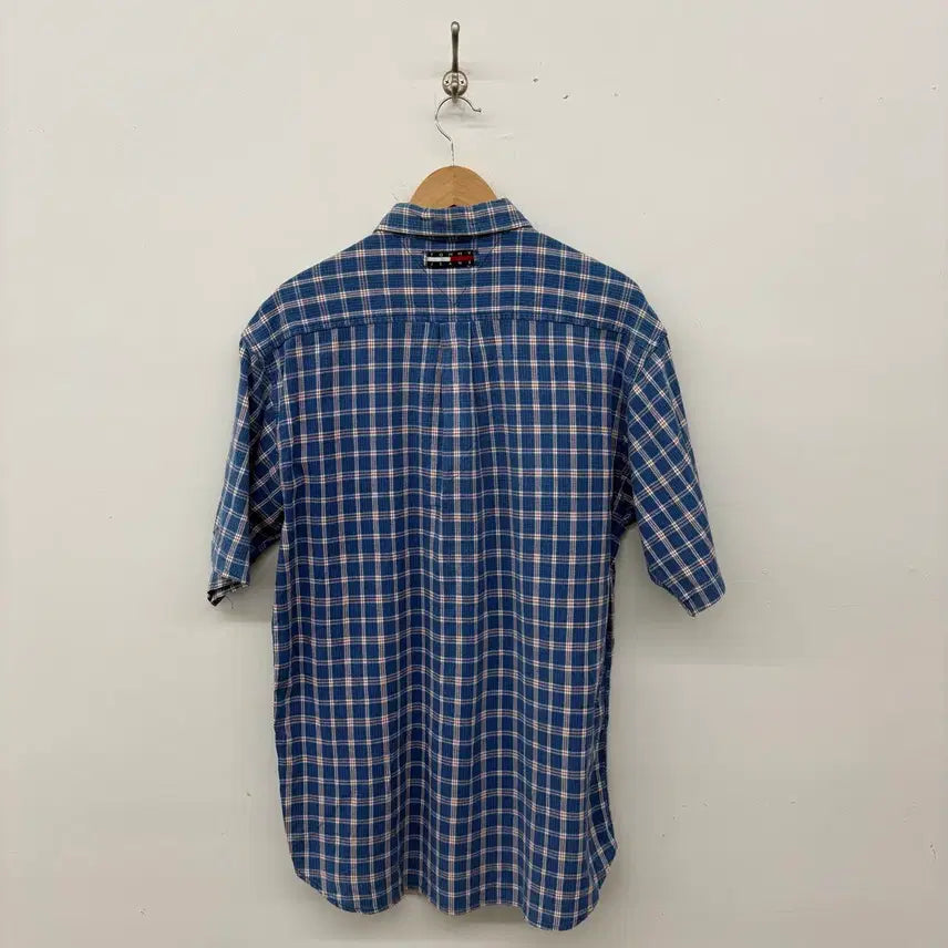 [BUNJANG] 타미진스 체크 반팔 셔츠 남성L,XL / 타미진스 체크 반팔 셔츠 남성L,XL