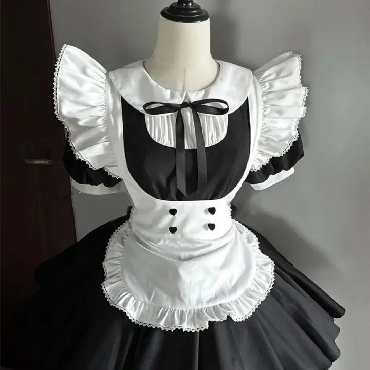 [BUNJANG] Subculture Maid Costume Set / 서브컬처 메이드복 코스프레 세트