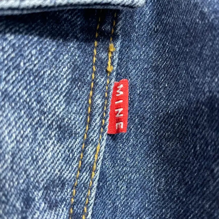 [BUNJANG] Mienne Unique Asymmetrical Denim Jacket / N6261 유니크 언발 청 자켓.mienne.미엔느