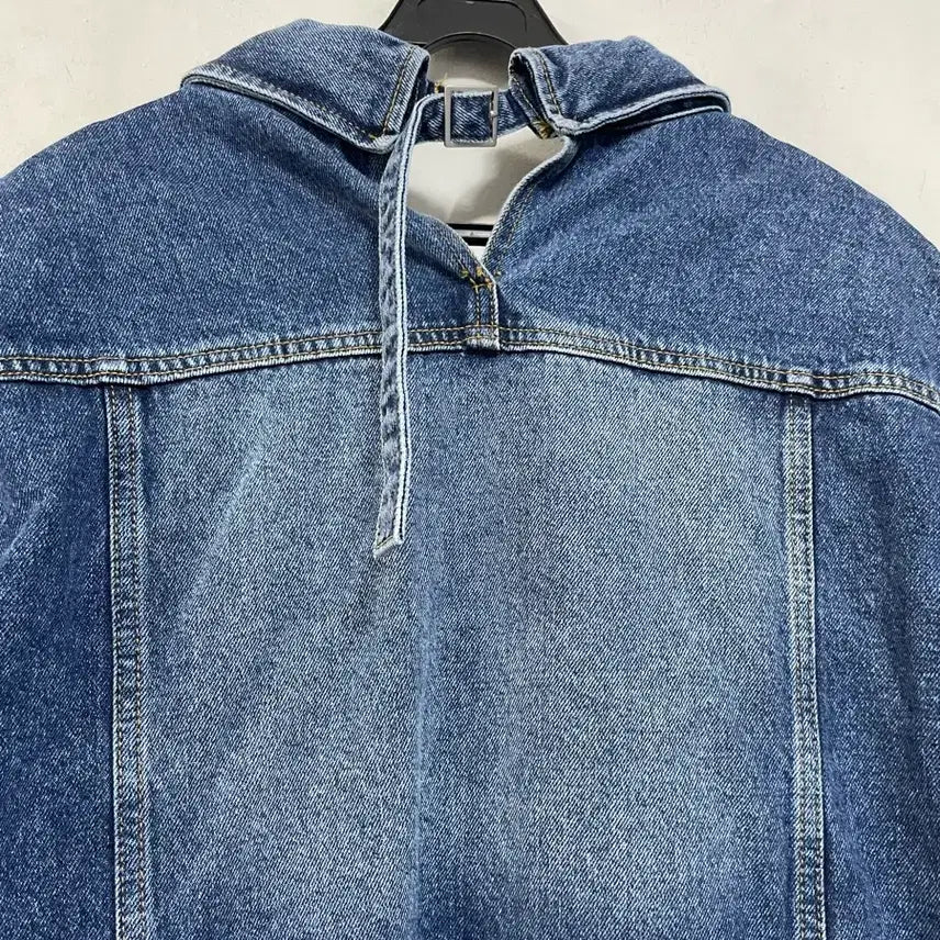 [BUNJANG] Mienne Unique Asymmetrical Denim Jacket / N6261 유니크 언발 청 자켓.mienne.미엔느