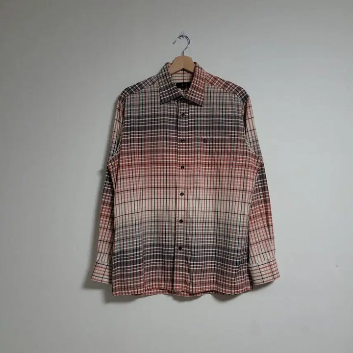 [BUNJANG] DAKS Checkered Long Sleeve Shirt / (100) DAKS 닥스 체크 긴팔 셔츠 남방