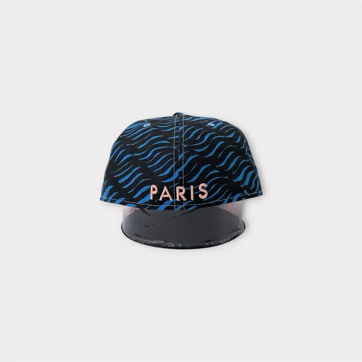 [BUNJANG] Kenzo x New Era Wave Print Snapback Cap / 겐조X뉴에라 콜라보 웨이브 프린트 스냅백 (1818)