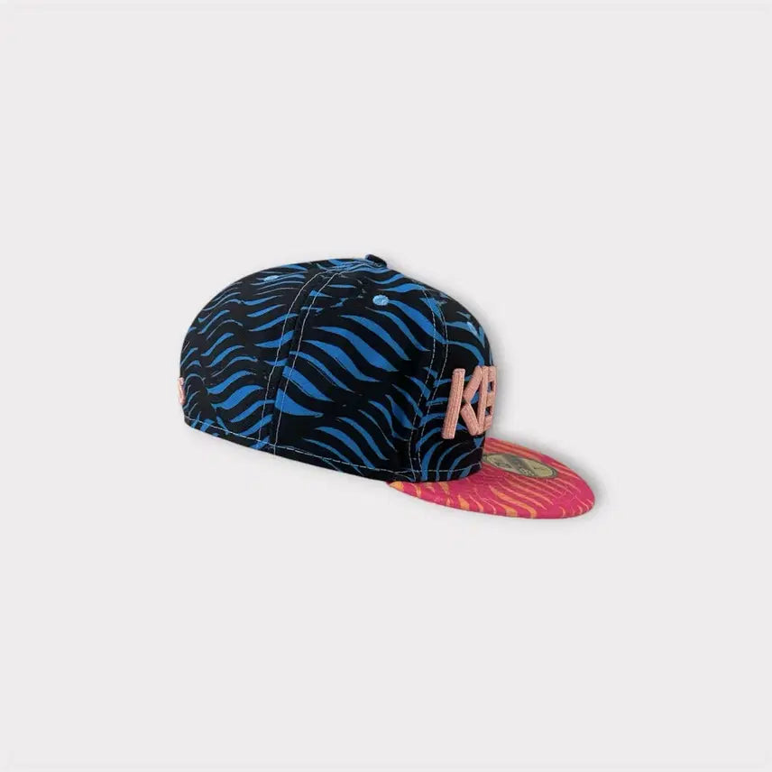 [BUNJANG] Kenzo x New Era Wave Print Snapback Cap / 겐조X뉴에라 콜라보 웨이브 프린트 스냅백 (1818)