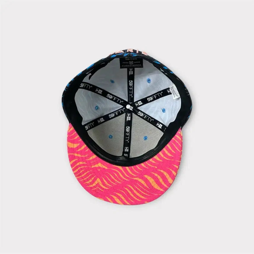 [BUNJANG] Kenzo x New Era Wave Print Snapback Cap / 겐조X뉴에라 콜라보 웨이브 프린트 스냅백 (1818)