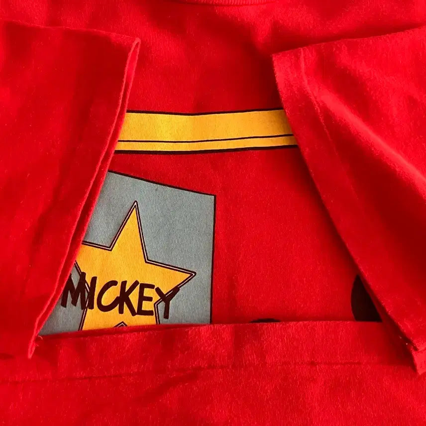 [SOLD OUT] 빈티지 USA 90s Hanes 헤인즈 미키마우스 싱글스티치 티셔츠 XL