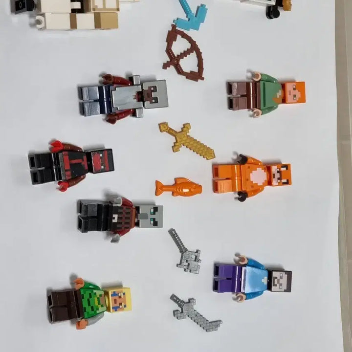 [BUNJANG] Lego Minecraft Minifigure Bundle Set / 레고 마인크래프트 미니피규어 일괄