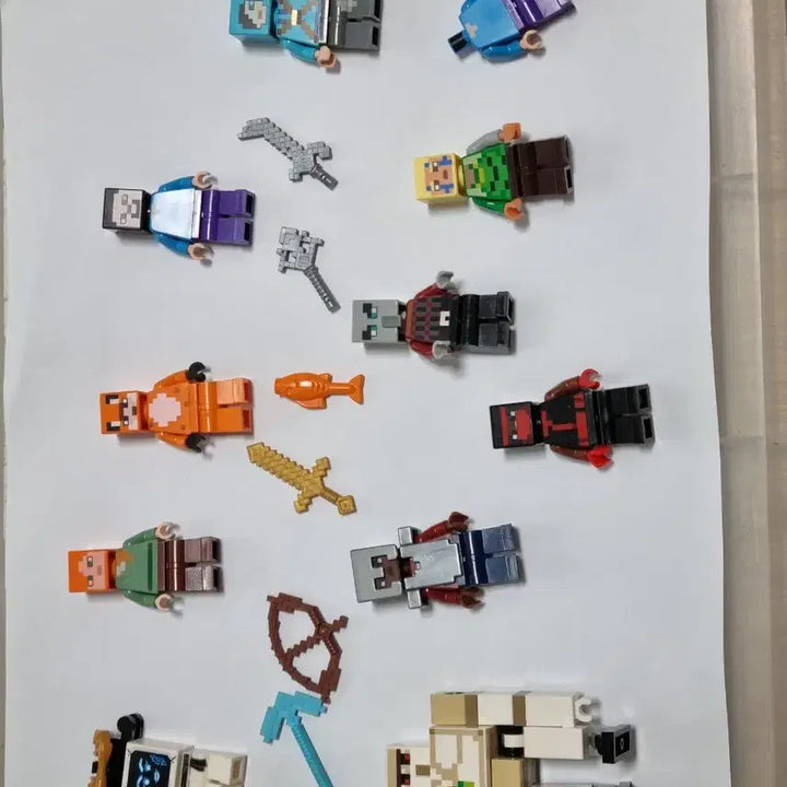 [BUNJANG] Lego Minecraft Minifigure Bundle Set / 레고 마인크래프트 미니피규어 일괄