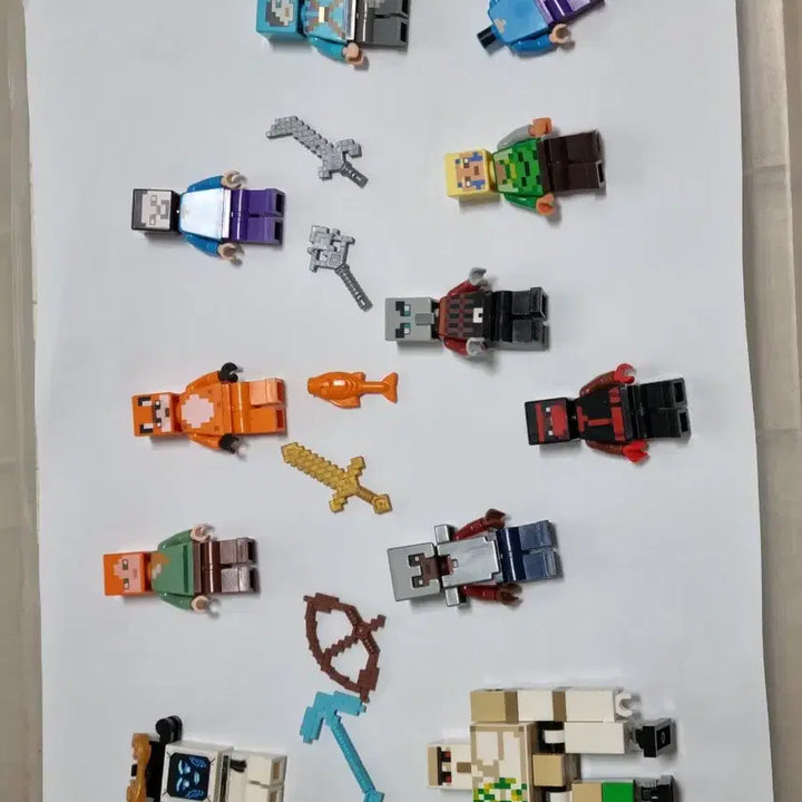 [BUNJANG] Lego Minecraft Minifigure Bundle Set / 레고 마인크래프트 미니피규어 일괄