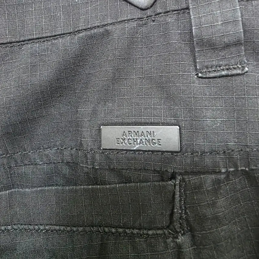 [BUNJANG] Armani Black Cargo Pants / 알마니 블랙 카고 바지 팬츠.260424
