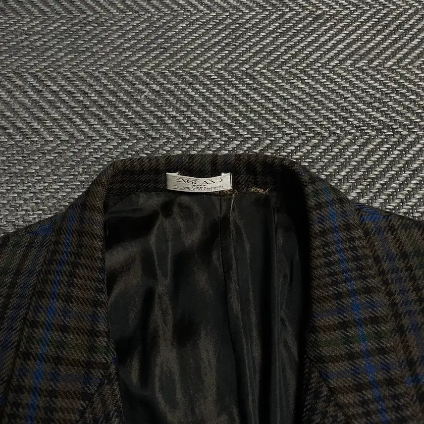 [BUNJANG] Vintage Archive Check Pattern Two-Button Blazer / 빈티지 아카이브 체크패턴 투버튼 블레이저y 5382