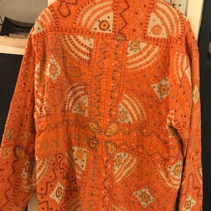 [BUNJANG] Karu Research Vintage Sashiko Patchwork Jacket / 카틱 리서치 빈티지 사시코 패치워크 자켓