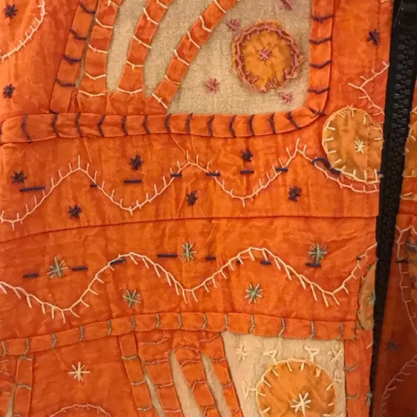 [BUNJANG] Karu Research Vintage Sashiko Patchwork Jacket / 카틱 리서치 빈티지 사시코 패치워크 자켓