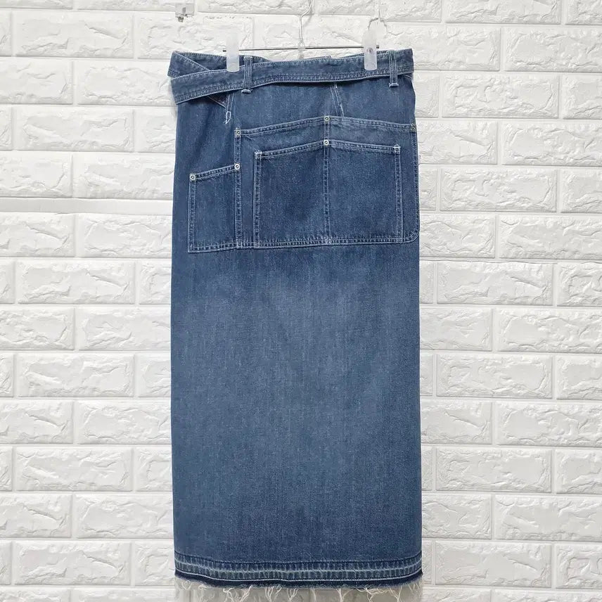 [BUNJANG] Sakai Denim Wrap Skirt / 26인치 사카이 데님 랩 스커트 C975