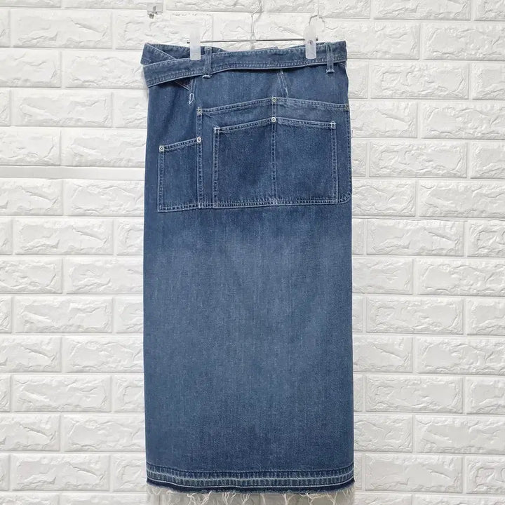 [BUNJANG] Sakai Denim Wrap Skirt / 26인치 사카이 데님 랩 스커트 C975