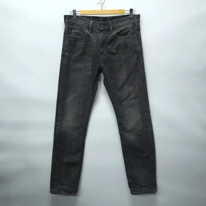 [BUNJANG] Denim &amp; Supply Ralph Lauren Black Washed Denim Vintage Straight Pants / 데님앤서플라이 랄프로렌 블랙 워싱 데님 빈티지 스트레이트 팬츠