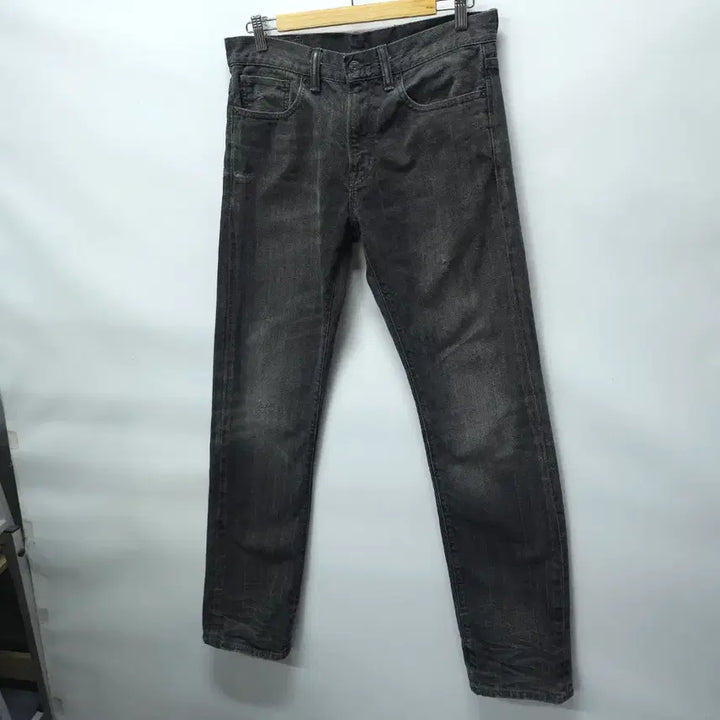 [BUNJANG] Denim &amp; Supply Ralph Lauren Black Washed Denim Vintage Straight Pants / 데님앤서플라이 랄프로렌 블랙 워싱 데님 빈티지 스트레이트 팬츠