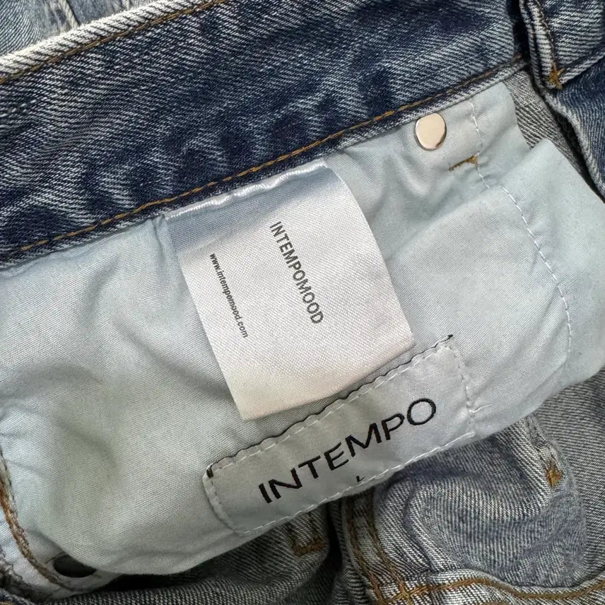 [BUNJANG] L Intempo Mood Bermuda Denim Pants / L 인템포무드 버뮤다 데님 팬츠