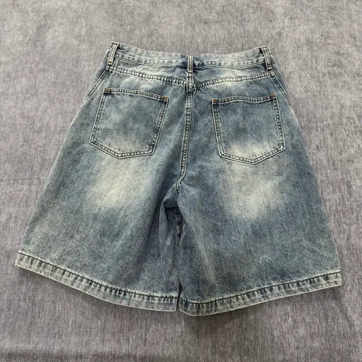 [BUNJANG] L Intempo Mood Bermuda Denim Pants / L 인템포무드 버뮤다 데님 팬츠